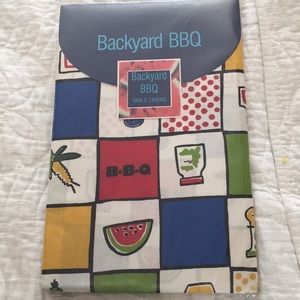 New Bbq Tablecloth 60x84 OB